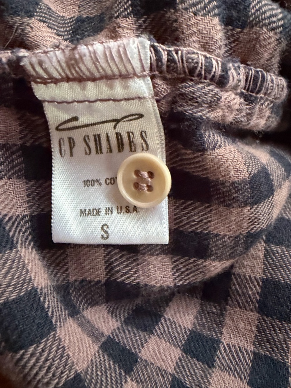 CP Shades x Free People Doublecloth Plaid Top XS - Picture 7 of 8